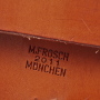 Laptoptasche breit Stempel M-Frosch Leder