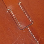 Laptoptasche breit Strippe Detail M-Frosch Leder